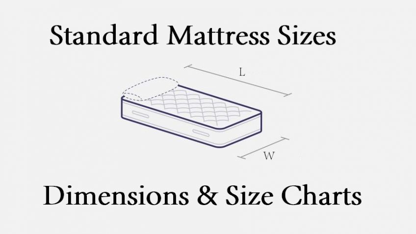 Standard Mattress Sizes, Chart and Dimensions - Best Mattress In India