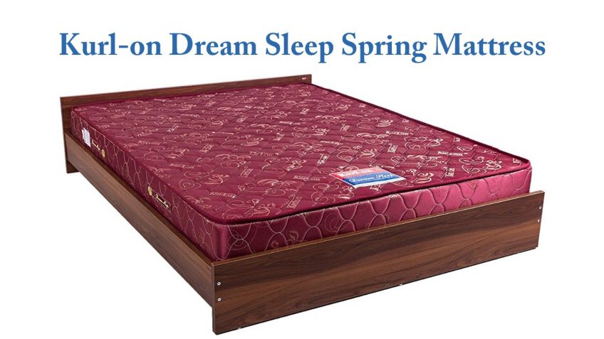 kurlon queen size dream sleep spring mattress